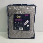 Serta Mila Shaggy Heated Throw Soft Faux Fur Blanket Gray 50" 60" Nob. Fixed Price $67.45.
