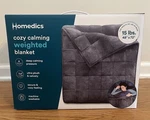 Homedics Cozy Calming Weighted Blanket, Calms And Comforts, 48" X 72". Fixed Price $43.90.