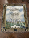 New Vintage Lord My Shepherd 23RD Psalm Throw Blanket Tapestry Religious 50 X 60. Fixed Price $48.00.