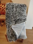 Htf**horimote Home 50X60 Luxury Mongolian Faux Fur Throw Blanket, Soft & Curly. Fixed Price $145.00.