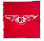 Vintage Hudson Blankets Bentley Motors Winged Logo Red Gray Emblem Car Throw. Fixed Price $59.97.