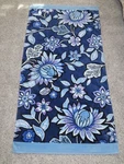 Vera Bradley Tropics Tapestry Blue Beach Towel Retired 64"X33" 100% Cotton. Fixed Price $29.99.
