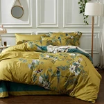 Garden Style Cotton Flowers And Birds Pattern Printed Duvet Cover Reversible Des. Fixed Price $127.99.