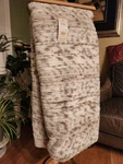 Nicole Miller Artelier Faux Fur Throw Blanket 50X60 Multicolor Nwt 100% Polyest.. Fixed Price $55.00.