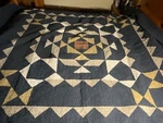 Pendleton Lace River King Size Pieced Reversible Quilt Set Navy Blue Gold Read. Fixed Price $85.00.