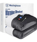 Westinghouse Electric Heating Blanket Silky Flannel & Sherpa Twin Size Charcoal. Fixed Price $49.00.