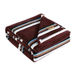 Wrangler Western Saddle Stripe Plush-fleece Deep Red Blanket-full/queen. Fixed Price $34.99.
