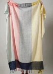 Anthropologie Lightweight Colorblock Fringed Throw Blanket 60 X 70 Nwt $98. Fixed Price $47.00.