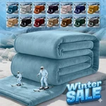 Fleece Winter Nights Quilt Double Sided Sofa Couch Bed Blankets. Fixed Price $15.99.
