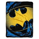 Dc Comics Batman Ripped Shield Micro Super Plush Soft Throw Blanket 46" X 60''. Fixed Price $22.99.