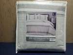 Lush Decor Farmhouse Stripe 3 Piece Reversible Duvet Cover Set Full/queen -gray. Fixed Price $55.00.
