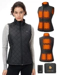 Women's Quilted Heated Vest With Battery Pack 16000MAH 7.4V, Warming V.... Fixed Price $157.24.
