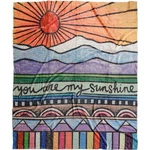 Primitives By Kathy You Are My Sunshine Soft Throw Blanket 50" X 60" Nwt. Fixed Price $21.49.
