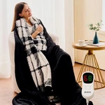 Jkmax Heated Electric Blanket King Size - 100"X90" Flannel 100X90, Black. Fixed Price $74.17.