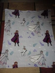 Northwest Disney Frozen Anna, Elsa, Olaf Gray Fleece Throw Blanket 39" X 48". Fixed Price $7.00.