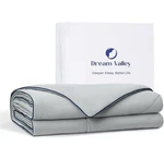 New Dream Valley Outlast Deep Sleep Cooling Comforter Blanket 106 X90 King Grey. Fixed Price $119.99.