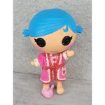 Lalaloopsy Littles Blanket Featherbed Doll Blue Hair Pink Robe Bunny Slipper Mga. Fixed Price $39.98.