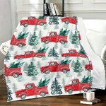 Christmas Throw Blanket Country Rustic Red Truck With Tree Design Sof.... Fixed Price $35.11.