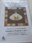 Garden Patch Cats Story Quilt Helene Knott 18" Block Pattern Caulipuss Kitty. Fixed Price $11.99.