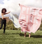 Vs Victorias Secret Pink Beach Blanket Coral. Fixed Price $50.99.