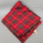 Beautiflul Large Vintage Springfield Woolen Mills Plaid Blanket Red Green Y. Fixed Price $124.95.