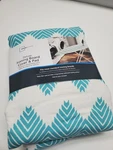 Ironing Board Mainstays Deluxe Cover Pad Set Thick Fiber Teal Chevron New. Fixed Price $12.90.