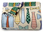 Men's Neck Ties Father's Day Gift 5X6' Oversized Throw Blanket Big One New!. Fixed Price $19.95.