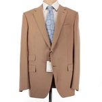 Caruso Nwt 100% Hair Suit Loro Piana Size 52L 42 In Solid Camel/tan. Fixed Price $1400.00.