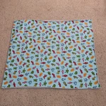 Yo Gabba Blue Character Fleece Throw Blanket Muno Foofa Brobee 40X34. Fixed Price $35.00.