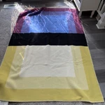Roros Pledd Norway Vintage Blanket Pure Wool Multicolor Lemon Curd 135X200 Nwt. Fixed Price $325.00.