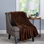 Bedford Home Velvet Throw Oversized Microfiber Solid Polyester Bl. Fixed Price $31.12.