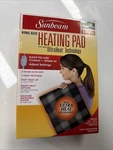 Sunbeam King Size Electric Heating Pad Ultraheat 12X24IN Washable Cover. Fixed Price $23.99.