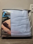 Fieldcrest Thermal Blanket Queen Size Ice Blue Loom Woven Acrylic Satin Vintage. Fixed Price $59.00.