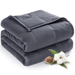 Sivio Weighted Blanket 15 Lbs For Adults, 60"X80" Queen 100% Cotton, Cooling. Fixed Price $65.98.