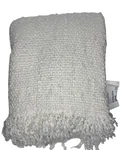Ikea Ofelia Throw Blanket Afghan Soft Textured Off-white 51" 67". Fixed Price $34.99.