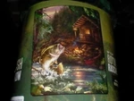 Royal Plush Raschel Throw Fleece Blanket Bass Lake Cabin Campfire Lodge. Fixed Price $24.00.