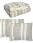 Ralph Lauren Taylor Woven Stripe Cotton 3 Pc. King Duvet Cover Set $470. Fixed Price $174.99.
