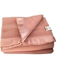 Vintage New Old Stock Chatham No. 200 100% Virgin Wool Blanket Satin Trim Nwt. Fixed Price $179.00.