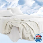 Sharper Image Cozy Jersey Knit Throw Blanket Ultra-soft Cooling Touch. Fixed Price $46.73.