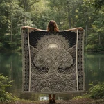 Tree Of Life Mandala Blanket Spiritual Yoga Meditation Throw Gift. Fixed Price $64.00.