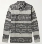 Double Ralph Lauren Rrl Flannel Wool Blanket Jacquard Southwest Shirt Jacket Nwt. Fixed Price $210.00.