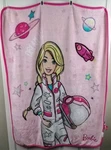 Barbie Silky Soft Plush Throw Blanket Dream It Do Astronaut Kids Pinnk 2018. Fixed Price $15.99.