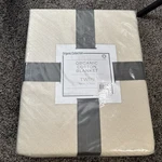Organic Collection Twin 100% Cotton Oat Color Blanket Nwt. Fixed Price $39.99.