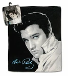 Elvis Presley Black And White Portrait Throw Blanket, 50" X 60". Fixed Price $29.90.