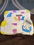 Peeps Easter Bunny Eggs Chicks Plush Throw Blanket 50" X 60" - New. Fixed Price $23.88.