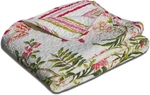 Greenland Home Butterflies 100% Cotton Quilted Botanical Throw Blanket. Fixed Price $54.64.