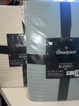 Beautyrest Waffle Weave Cotton Blanket, Twin, Full/queen Or King. Fixed Price $36.32.
