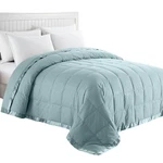 Puredown Soft Lightweight Blanket With Satin Trim For Bed 100% Cotton,. Fixed Price $91.79.