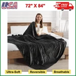 Heated Blanket Full Size Electric 72"X84" With 5 Heating Level & 10 Hour. Fixed Price $45.49.