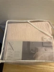 New Nate Berkus Pink Micro Texture Gauze Full Queen Duvet Cover & Shams Set. Fixed Price $65.79.